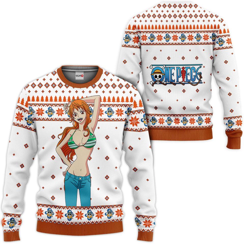 Festive Nami Anime Christmas Jumper