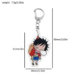 Anime-ONE-PIECE-Keychain-Cartoon-Figure-Monkey-D-Luffy-Roronoa-Zoro-Acrylic-Badge-Pendant-Keyring-Kawaii51