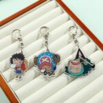 Anime-ONE-PIECE-Keychain-Cartoon-Figure-Monkey-D-Luffy-Roronoa-Zoro-Acrylic-Badge-Pendant-Keyring-Kawaii51