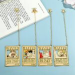 Anime-One-Piece-Piratesreward-Metal-Bookmarks-with-Tassel-Gold-Color-Luffy-Wanted-Book-Marks-Gifts-for43