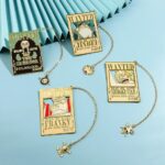 Anime-One-Piece-Piratesreward-Metal-Bookmarks-with-Tassel-Gold-Color-Luffy-Wanted-Book-Marks-Gifts-for43