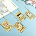 Anime-One-Piece-Piratesreward-Metal-Bookmarks-with-Tassel-Gold-Color-Luffy-Wanted-Book-Marks-Gifts-for43