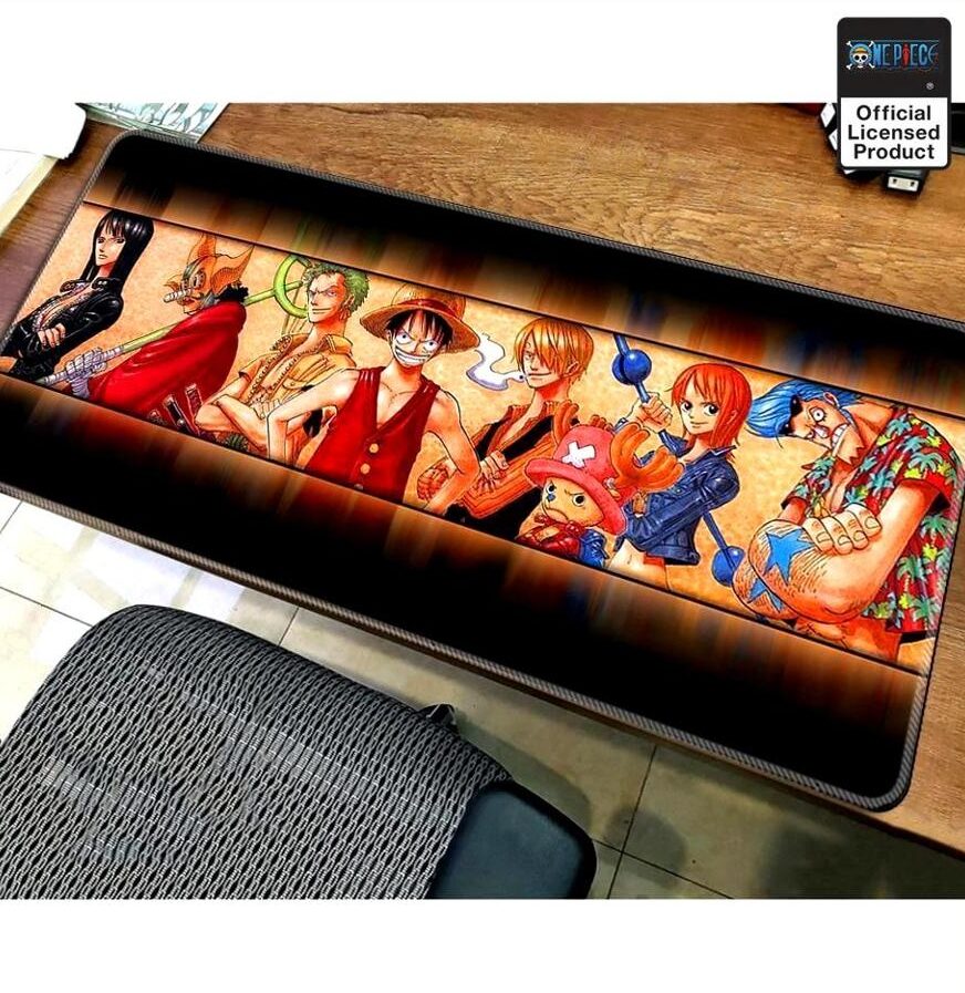 One Piece Straw Hat Crew XXL Anime Mouse Pad