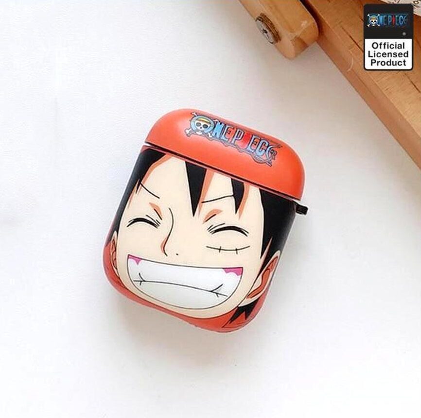 One Piece Luffy Eye Scar AirPod Case