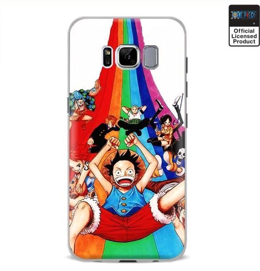 Rainbow Mugiwara One Piece Anime Phone Case for Samsung