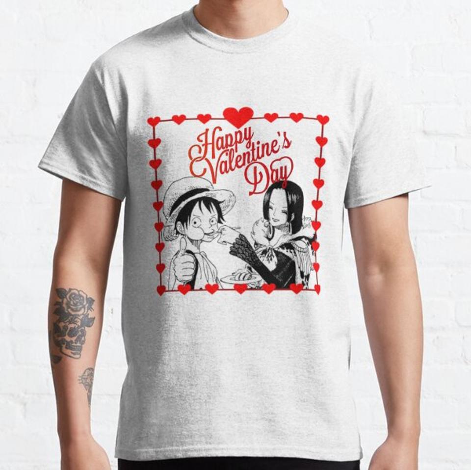 Valentine’s Day Special: Luffy x Boa One Piece Classic T-Shirt