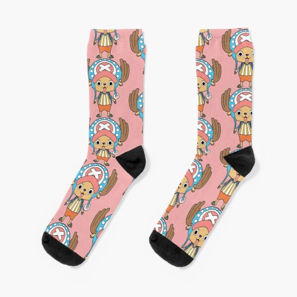 Chopper Pink One Piece Socks